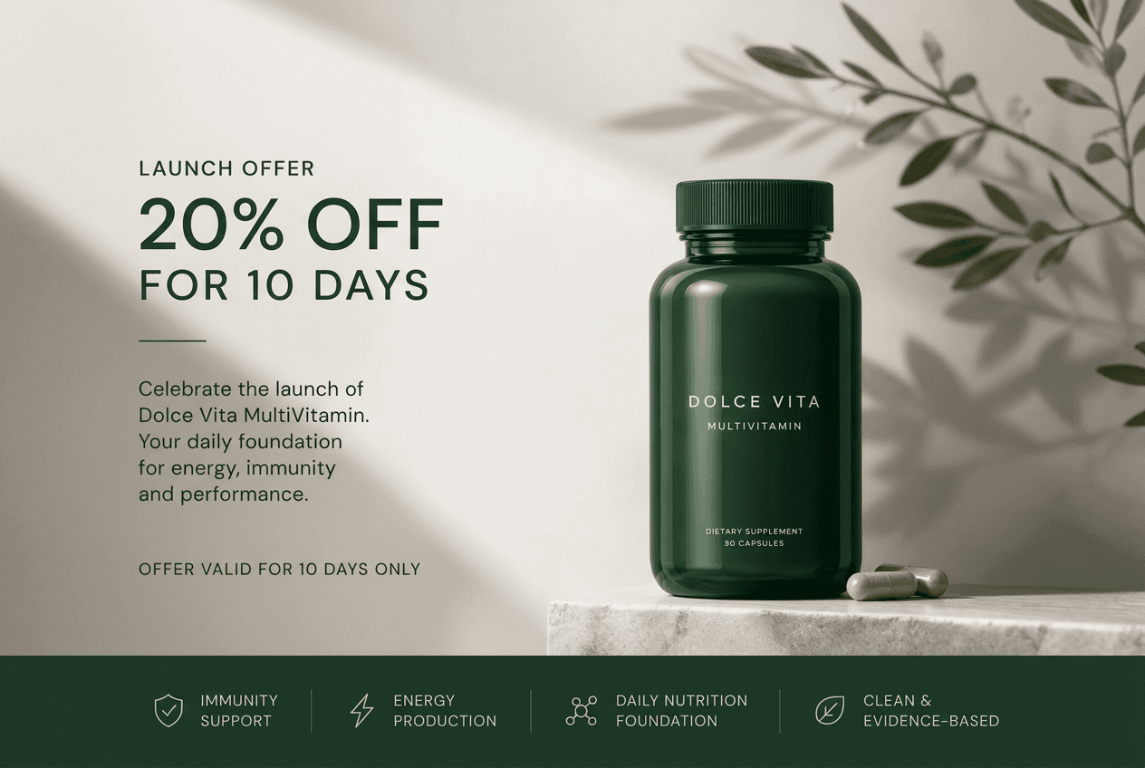 Dolce Vita Multivitamin — English variant